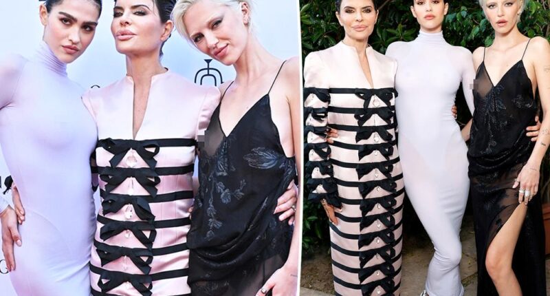 Lisa Rinna makes a splash with daughters Amelia and Delilah on Fashion Los Angeles Awards 2024 red carpet