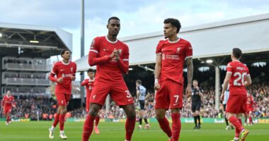 Liverpool draw level with Arsenal at top of table after victory over Fulham