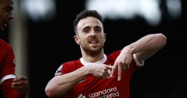 Diogo Jota will be ruled out for two weeks after picking up an injury against Fulham
