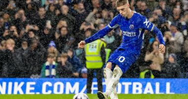 Cole Palmer kept his composure to score twice after 90 minutes and seal a stunning turnaround, the first of which came from 12 yards
