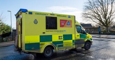 Police are working with the South Western Ambulance to tackle the major incident that has sent nine people to hospital to receive emergency treatment and killed one man