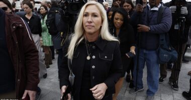 Fresh off a week-long break from Washington, Speaker Mike Johnson is walking back into Washington with a slew of policy victories - and will be forced to contend with the threats to his job they've prompted. Rep. Marjorie Taylor Greene , R-Ga., reminded Johnson on Sunday that she is waiting in the wings to take him down. 'His days as Speaker are numbered,' she wrote on X.