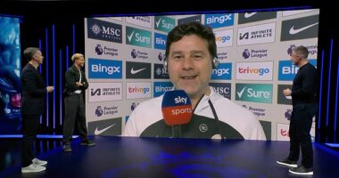 Mauricio Pochettino couldn't stop smiling as he sent a heartfelt message to Dele Alli on Sky's Monday Night Football show