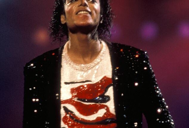 Michael Jackson's famed "Billie Jean" jacket is among the musical treasures slated to hit the auction block next month for Julien's Auctions. Pictured August 1, 1984 performing on the Victory Tour