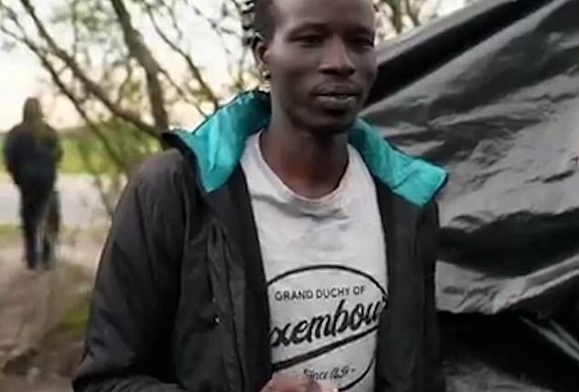 People at a migrant camp in Dunkirk, northern France, have insisted today the threat of being put on flights to Rwanda to have their asylum applications processed would not put them off