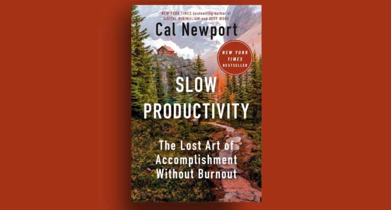 book cover with trees and a mountain
