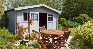 Heading into the garage to bring out the outdoor furniture is a yearly task that often results in disappointment, as being neglected throughout winter can leave it looking worse for wear (stock image)