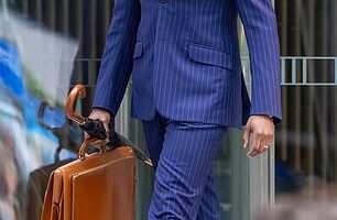 Ncuti Gatwa cut a dapper figure as he filmed scenes for Doctor Who alongside his co-star Millie Gibson in Cardiff