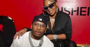 Nelly Shares Sweet Message To Ashanti W/ Photo Of Baby Bump