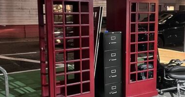 Ring, ring! People in the US have taken to the Instagram page Stooping NYC to share their incredible finds and Bored Panda collated the best into an online gallery - including British phone boxes which were spotted off of 12th St. and Broadway in Manhattan, free to a good home