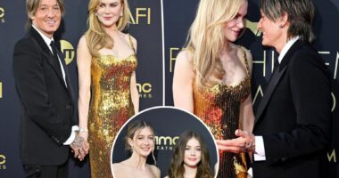 Nicole Kidman, Keith Urban’s daughters stun in rare red carpet appearance
