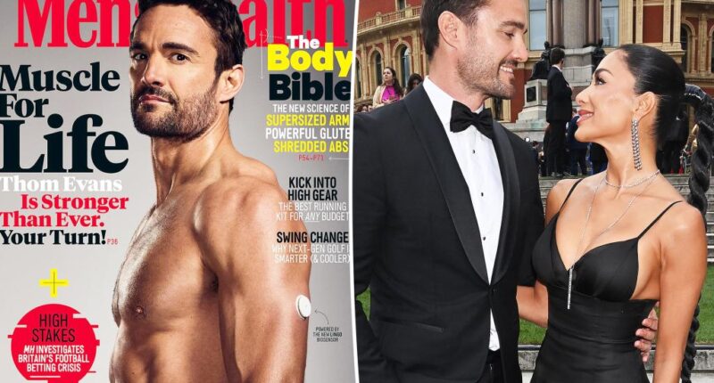 Nicole Scherzinger drools over Thom Evans' Men's Health cover