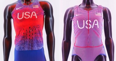 Nike is slammed for Team USA's skimpy track and field leotards as critics blast Olympic uniform that doesn't allow women to do the 'long jump, hurdles or high jump'