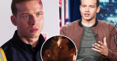 Oliver Stark blasts homophobic '9-1-1' fans after Buck's same-sex kiss