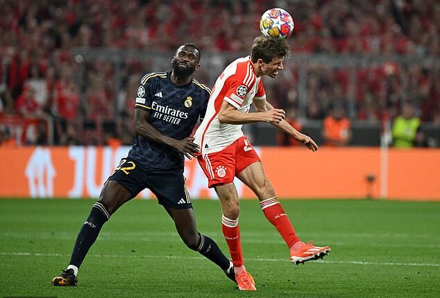 Bayern Munich and Real Madrid played out a 2-2 draw in their Champions League semi-final