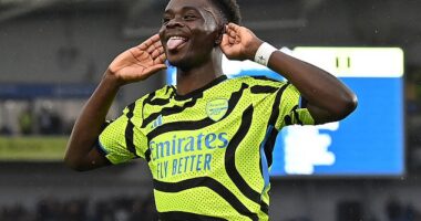 Arsenal moved back to the top of the Premier League table after beating Brighton 3-0