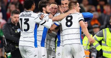 Atalanta stunned Liverpool at Anfield in the first leg of their Europa League quarter-final tie