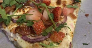 Everybody's contemplated whether pineapple on pizza is acceptable, but what about strawberries on pizza?