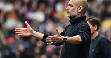 Pep Guardiola insists his side need to leave no margin of error in the three-way title race