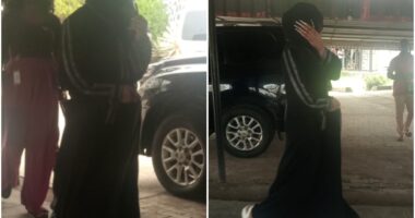 Photos of Bobrisky in court this morning