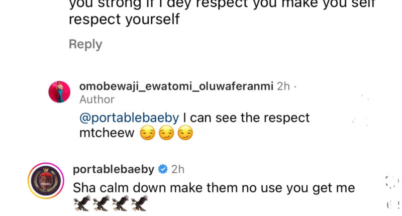 Portable slams his wife Bewaji over her birthday post