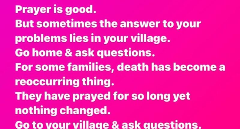 Prayer is good but sometimes the answer to your problems lies in your village. Go home & ask questions - Actor cum Pastor, Yul Edochie advises Nigerians