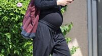 While stepping out in Los Angeles on her 39th birthday Wednesday, Rooney Mara dressed her baby bump in head-to-toe black