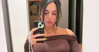 Pregnant Vanessa Hudgens cradles her baby bump and more star snaps