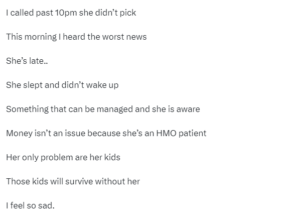 Pregnant mum with low BP d!es after refusing to stay in the hospital to be monitored because her other kids were all by themselves at home