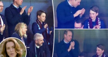 Prince William, Prince George bond at soccer game amid Kate Middleton's cancer battle
