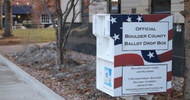 Ballot drop box