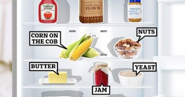 Where do you store these ingredients? Surprisingly, among those best stored in the fridge include nuts and wholegrain flour