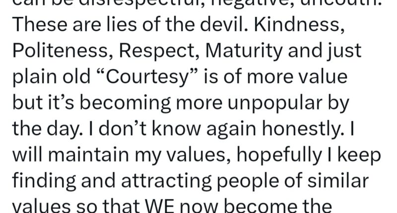 Ric Hassani questions the values of young kids who try to get attention by being "disrespectful, negative, and uncouth"