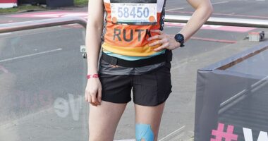 Ruth Wilson was among the celebrities taking part in the 2024 London Marathon on Sunday