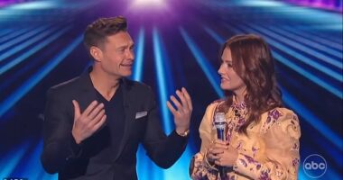 Ryan Seacrest couldn't contain his emotions after a moving performance by Loretta Lynn's granddaughter Emmy Russell on Sunday night's episode of American Idol