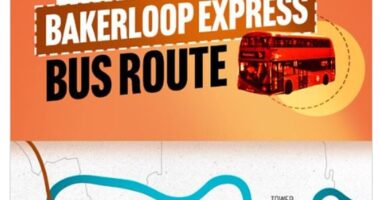 London Mayor Sadiq Khan has unveiled the 'Bakerloop Express' - a new express bus service