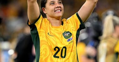 Sam Kerr is the Matildas captain and leading striker, but is almost certain to miss out on the Paris Olympics through injury