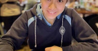 Caitlyn Scott-Lee, 16, (pictured) was found dead at Wycombe Abbey on April 21 last year