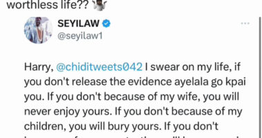 Seyi Law lays curses on X user who accused him of leaving a club in the company of a prostitute