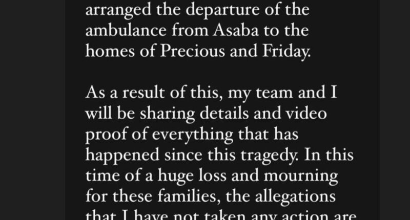Since the death of Junior Pope and others, I?ve been collaborating with the families to provide funds - Producer Adanma Luke says