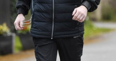 Ricky Hatton headed for a jog as he was seen for the first time on Wednesday since his new romance with Claire Sweeney was revealed