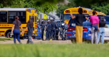 Student killed and another arrested in Texas high school shooting