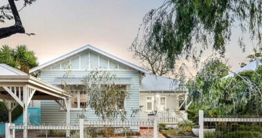 Sydney Swans legend Kieran Jack and his TV reporter wife, Charlotte Goodlet have splashed out $2.25million on a delightful cottage in Perth. Located in Swanbourne, the home is a beautifully preserved 1920's dwelling boasting three-bedrooms and one-bathroom (Pictured)