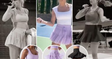 The story behind Taylor Swift's purple pickleball skort from Popflex