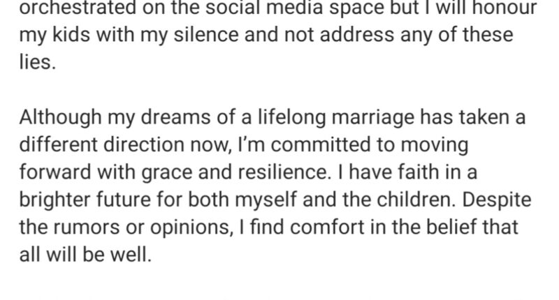 This is a challenging period for my ex husband and I. I ask for consideration - Mabel Makun addresses people peddling lies against her and AY Makun