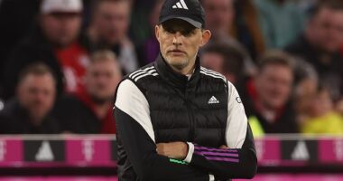 Thomas Tuchel (pictured) should leave Bayern Munich now rather than the end of the season, Didi Hamann has claimed