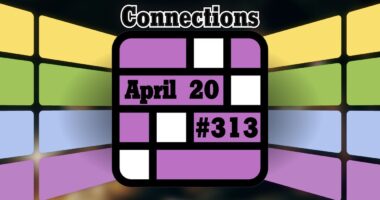 Today's Connections Hints & Answers For April 20, 2024 (Puzzle #313)