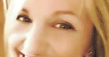 Kevin Marks stood over Ann Drummond (pictured), 47, and laughed as she rolled around the ground in agony