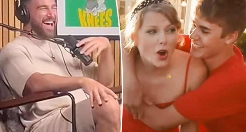 Travis Kelce reacts to Taylor Swift, Justin Bieber 'Punk'd'