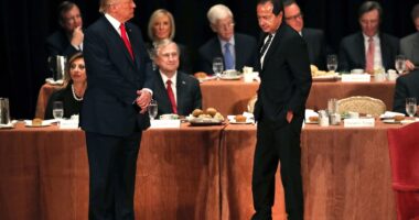 Trump hauls in $50.5 mln at fundraiser with Wall Street heavyweights
